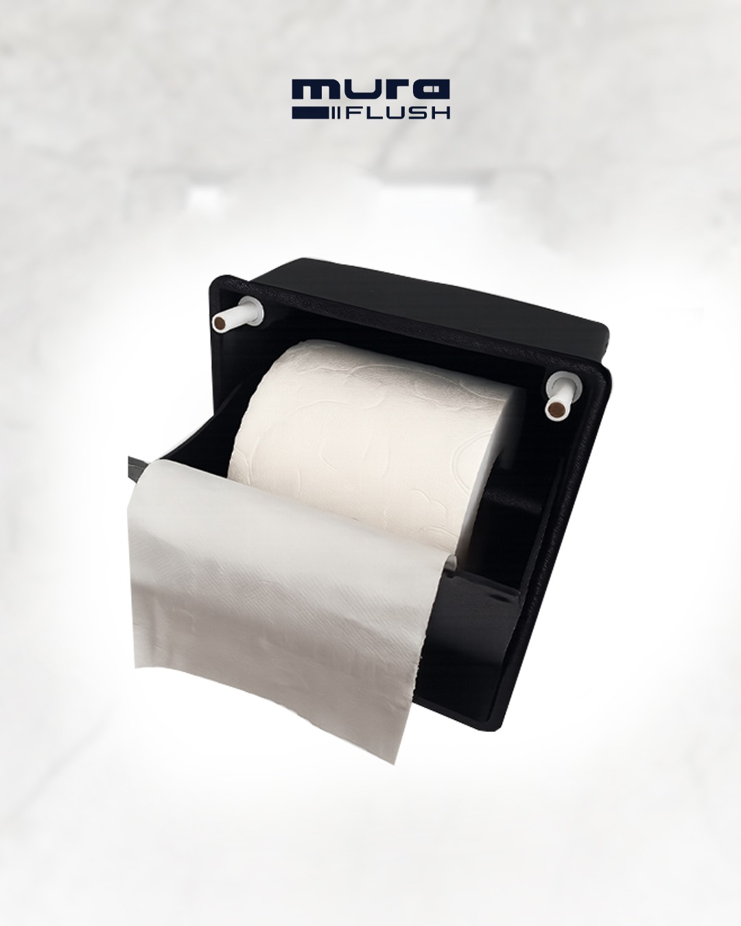 Integrated toilet paper holder catalog visual